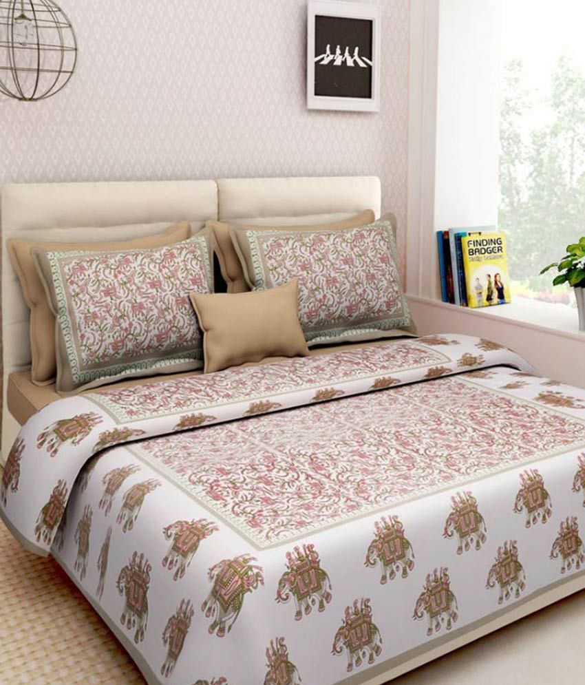 Bombay Spreads King Cotton Traditional Bed Sheet Buy Bombay Spreads