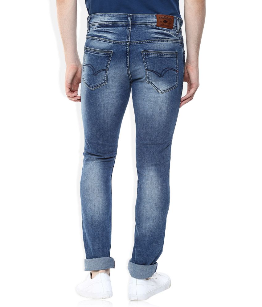 Lee Cooper Blue Skinny Fit Jeans - Buy Lee Cooper Blue Skinny Fit Jeans ...