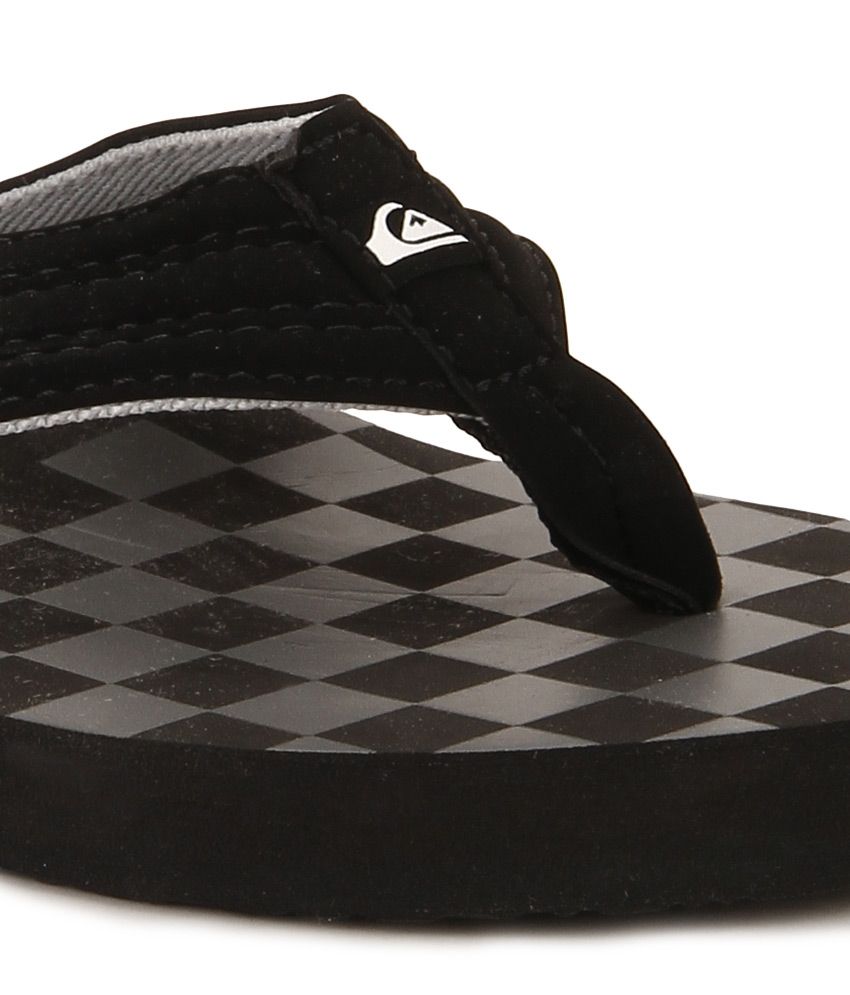  Quiksilver  Basis M Sndl Xk Black Slippers Price in India  