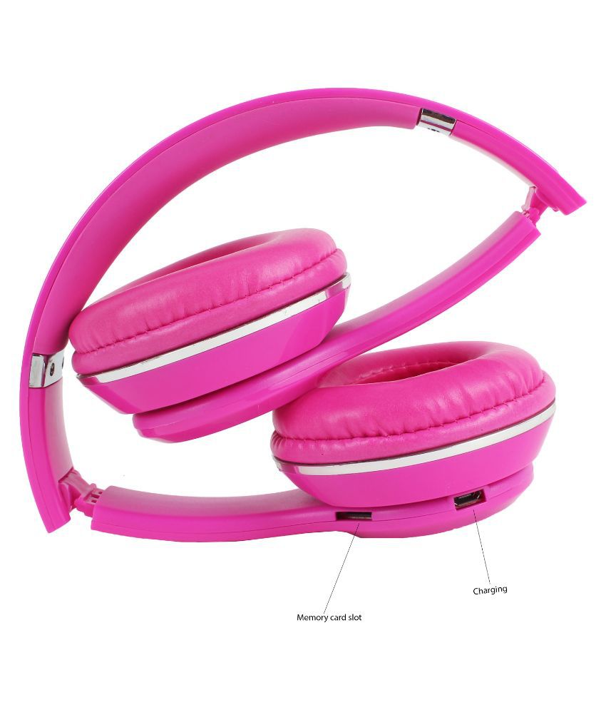     			ACID EYE Wireless Bluetooth Headphone Pink