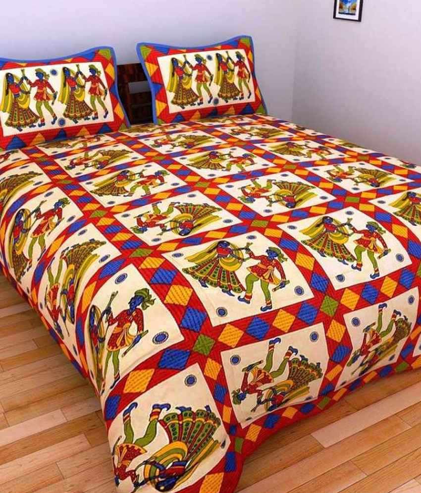 Bombay Spreads King Cotton Traditional Bed Sheet Buy Bombay Spreads