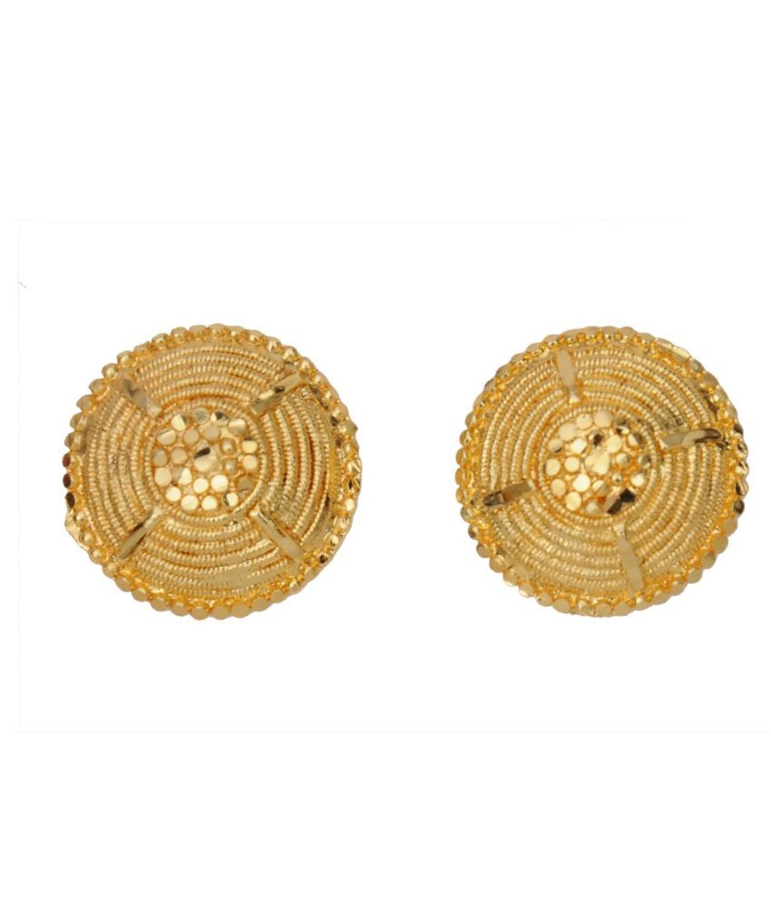 Ankur Imitation Jewellery Golden Stud Earrings Ankur Imitation Jewellery Golden Stud Earrings