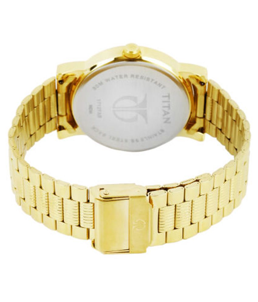 Titan Gold Analog Watch - Buy Titan Gold Analog Watch Online at Best Prices in India on Snapdeal
