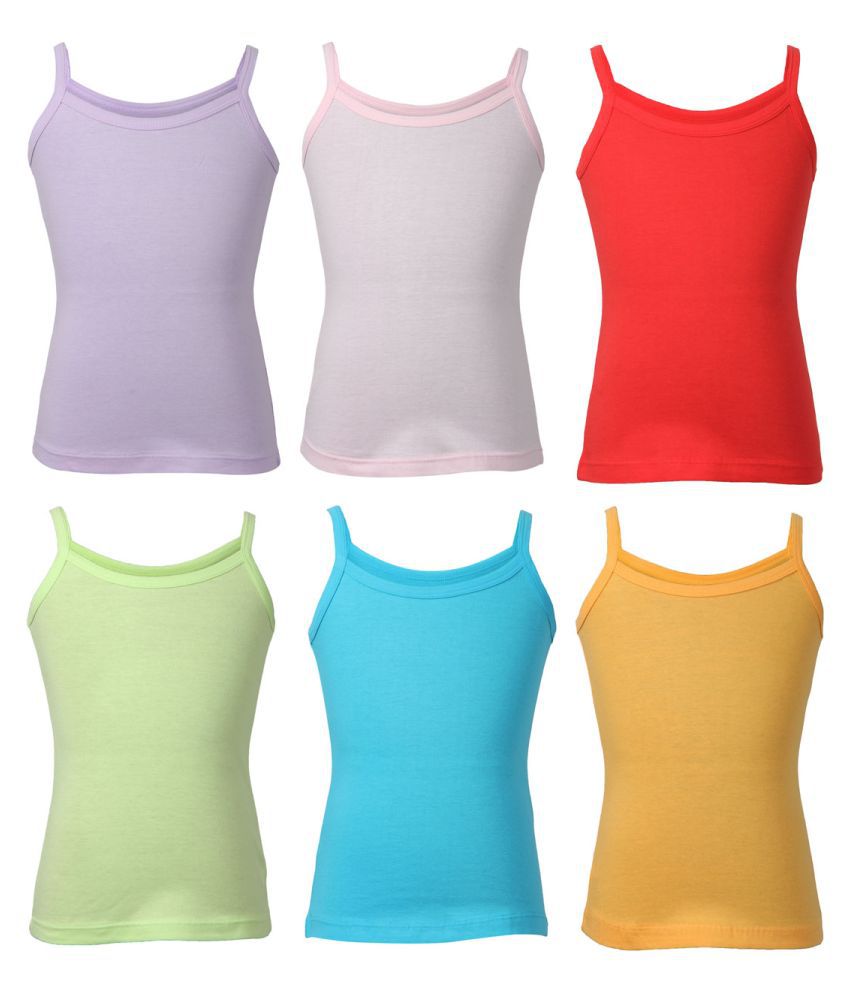     			Bodycare Multicolour Cotton Slip Pack of 6