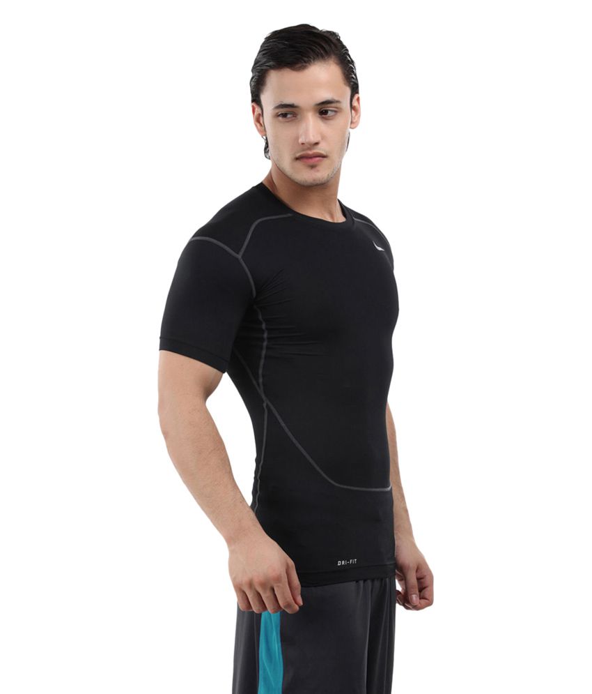 Nike Black Core Compression T-Shirt for Men - Buy Nike Black Core ...