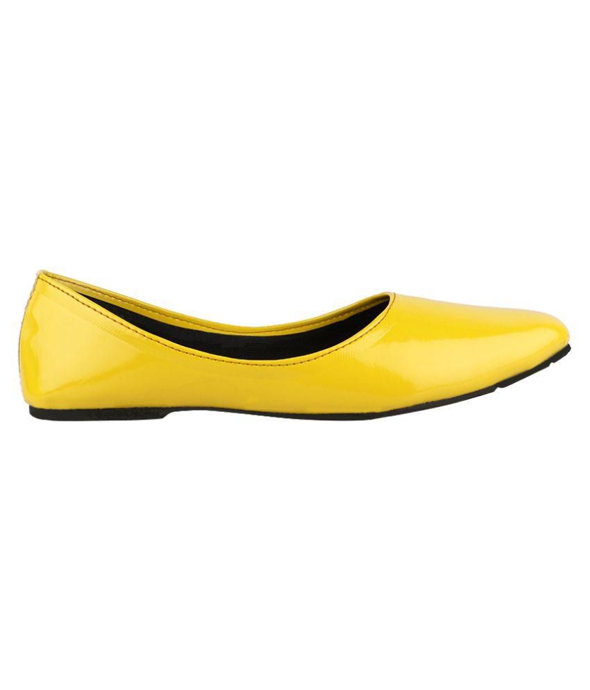 Fashion Victory Yellow Ballerinas Price in India- Buy Fashion Victory ...