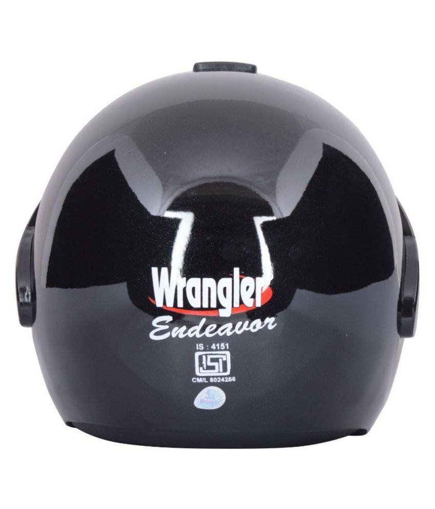 Wrangler WRR_011 Open Face Helmet Black L Buy Wrangler WRR_011