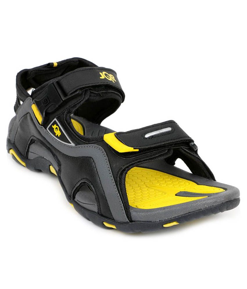 JQR Black Floater Sandals - Buy JQR 