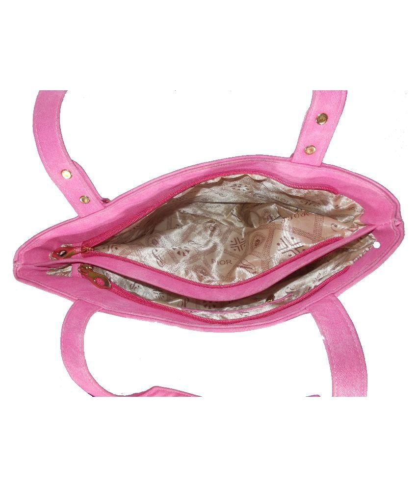 Pior Pink Faux Leather Shoulder Bag Buy Pior Pink Faux Leather