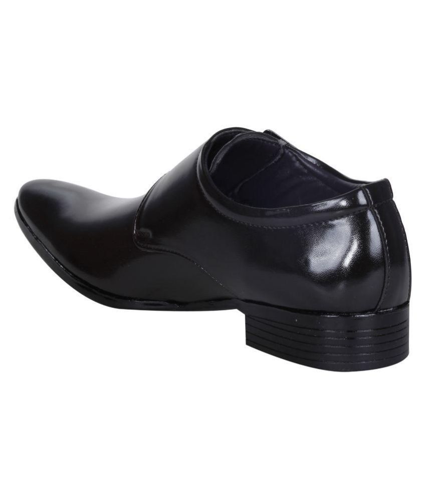 Knight Ace Black Formal Shoes Price in India- Buy Knight Ace Black ...