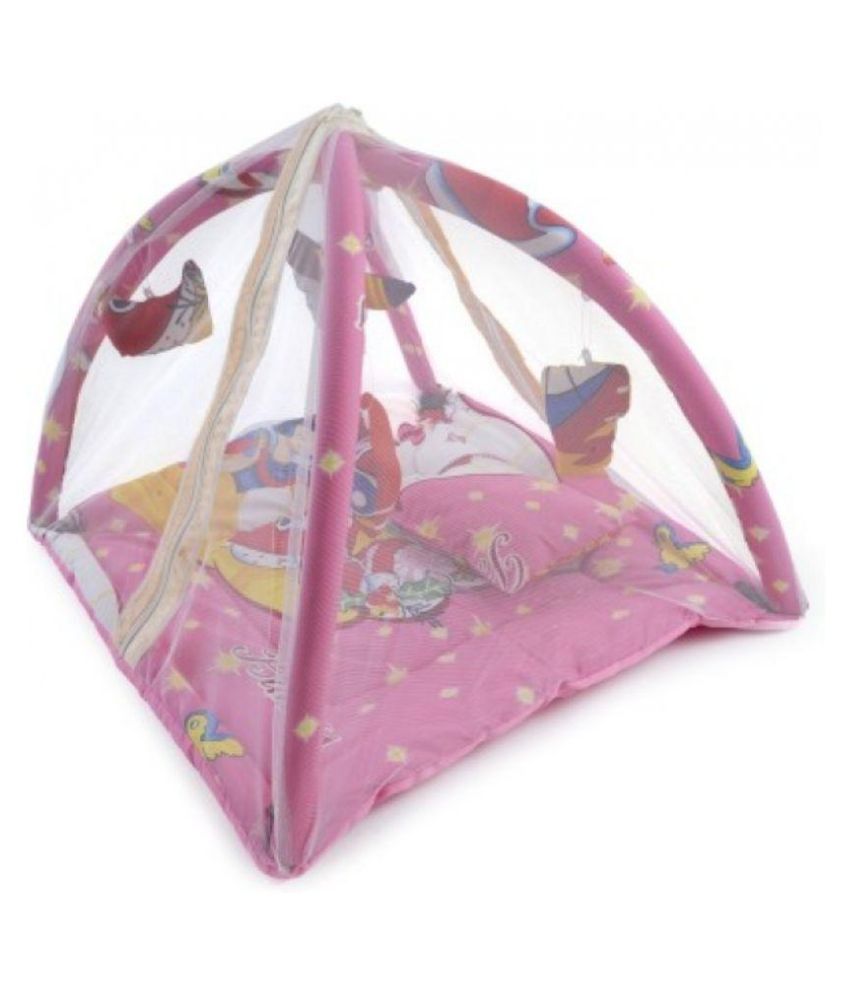Royal Shri Om Pink Cotton Baby Bed with Mosquito Net Buy Royal Shri