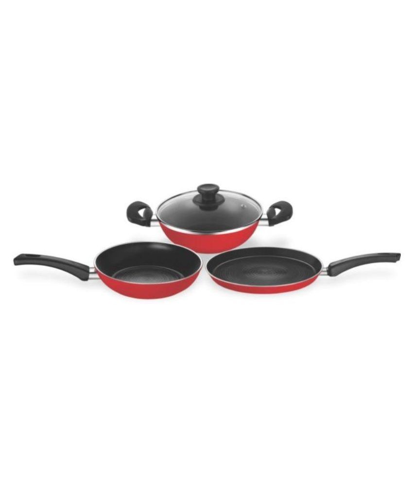 Pigeon Non  Stick  Carlo Cookware Set  3 Cookware Sets  Buy 