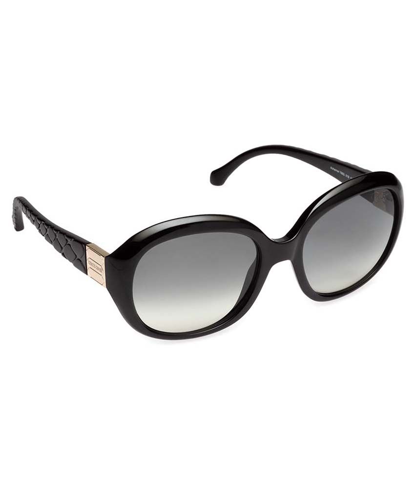 Roberto Cavalli Sunglasses Achernar 786 01B Shiny Black Grey Gradient 