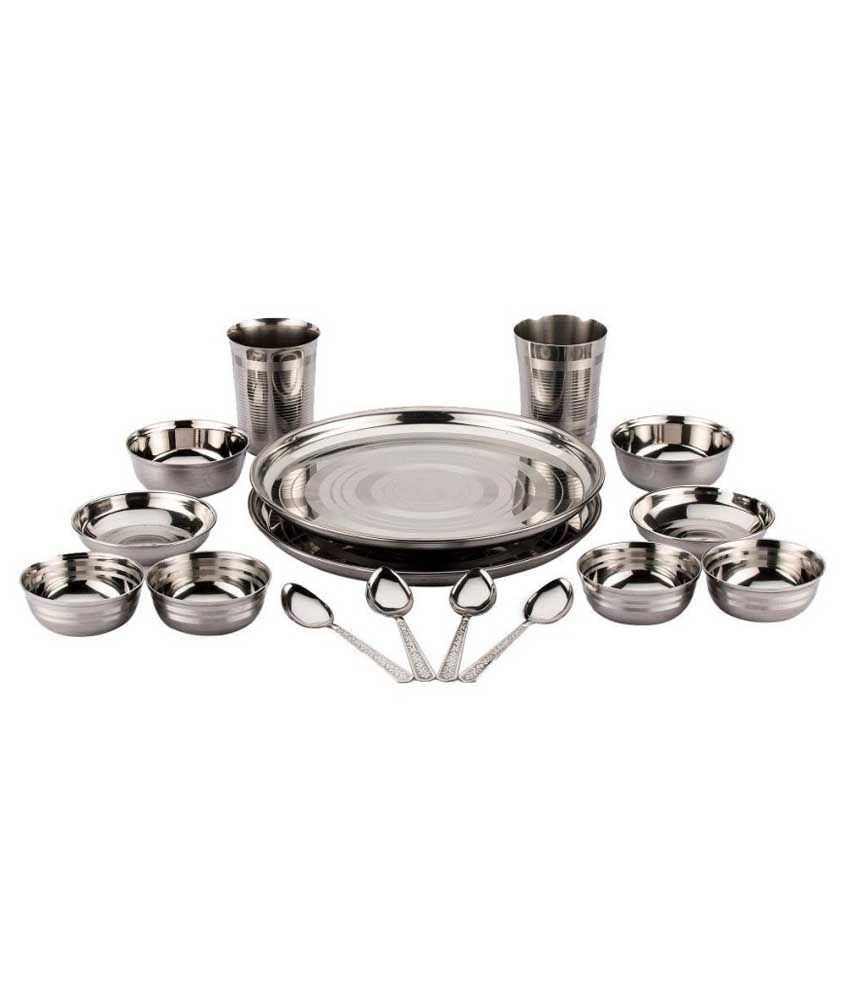 Kitchen Pro Stainless Steel Dinner Set 16 Pcs Buy Online at Best