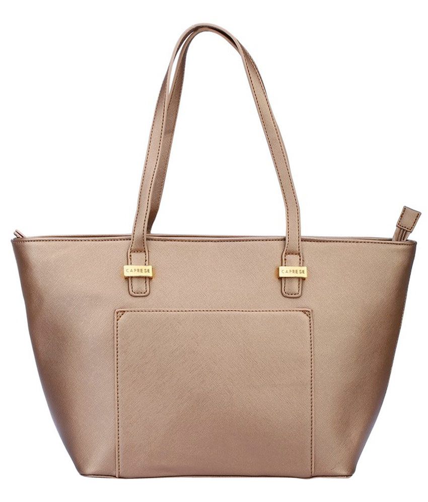 caprese golden handbag