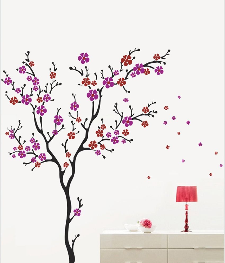 Creatick Studio Floral Vinyl Wall Stickers Buy Creatick Studio Floral