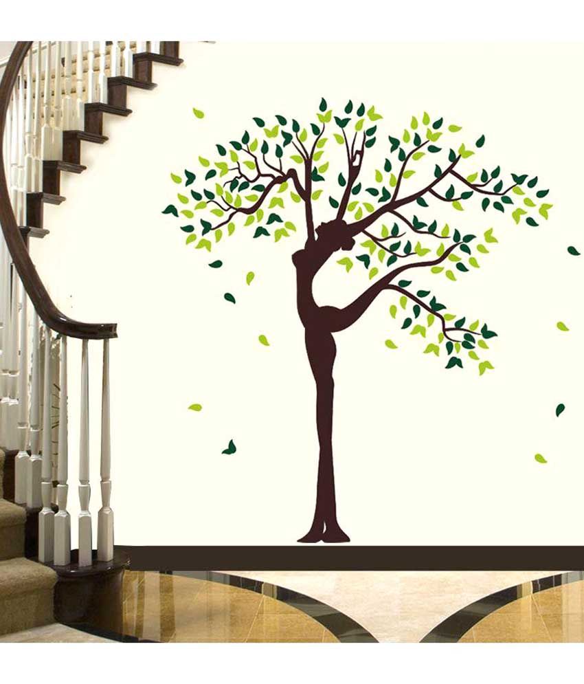 NewWayDecals Tree PVC Wall Stickers Buy NewWayDecals Tree PVC Wall