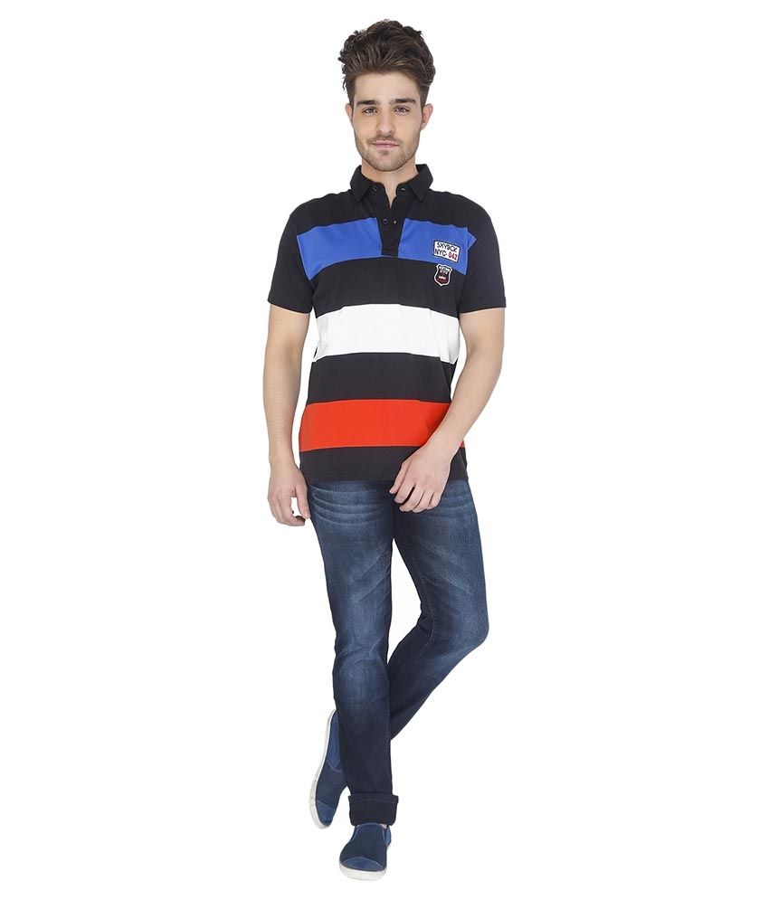 Paani Puri Clothing Multicolor Slim Fit Polo T Shirt - Buy Paani Puri ...