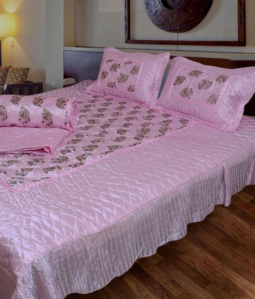 Fashionadobe Double Satin Plain Traditional Bed Sheet Buy Fashionadobe Double Satin Plain