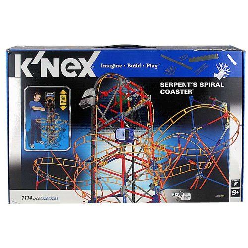 knex serpents spiral coaster