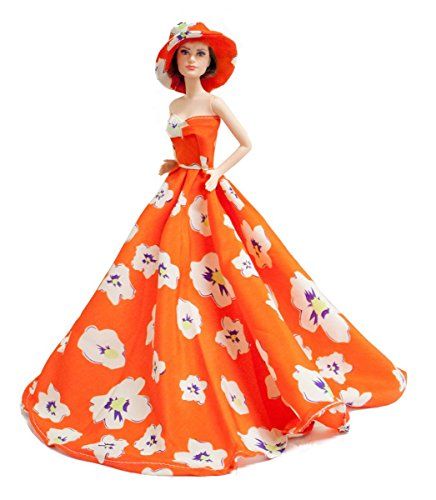 barbie orange dress