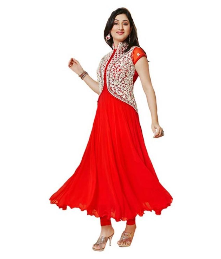 anarkali kurti from saree