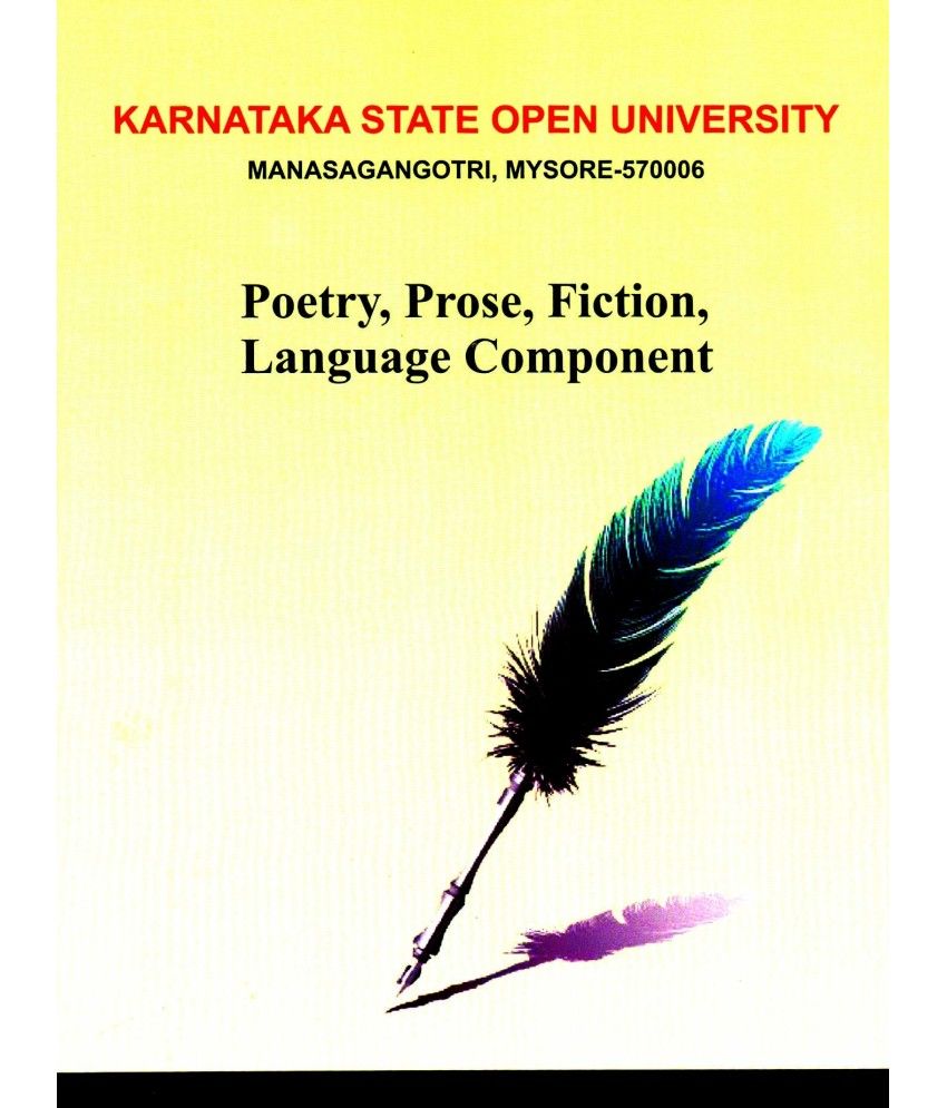     			Poetry, Prose, Fiction and Language Component