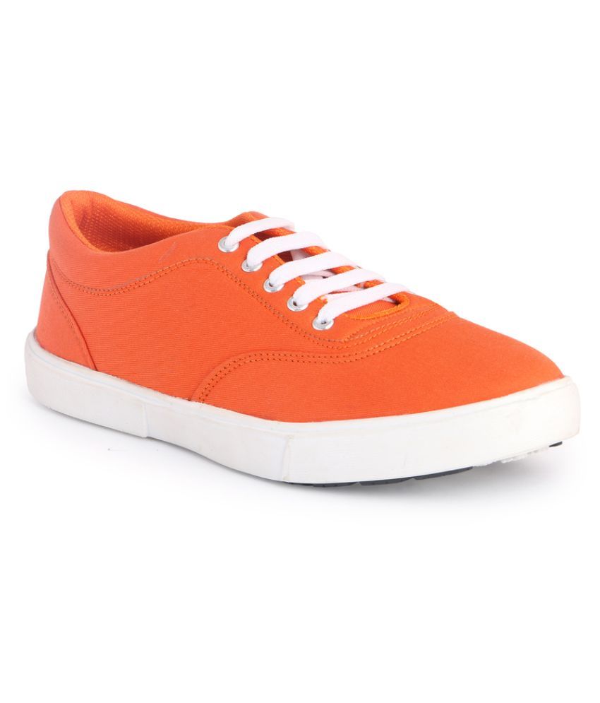 Shoe Mate Orange Canvas Shoes - Buy Shoe Mate Orange Canvas Shoes ...