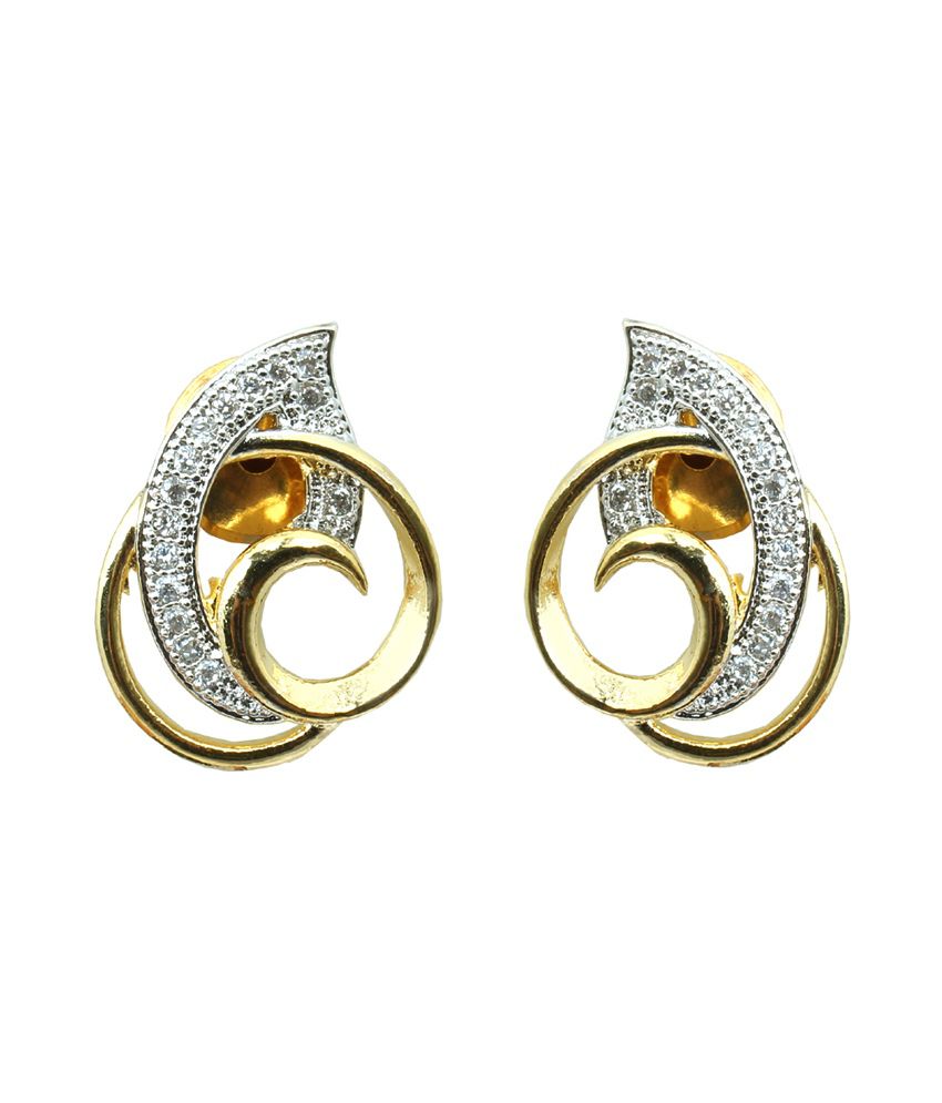 Waama Jewels Multicolour Stud Earrings - Buy Waama Jewels Multicolour ...