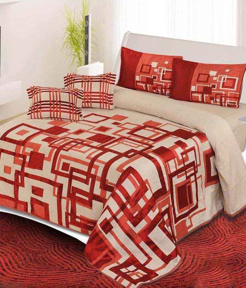 Swastik Double Cotton Ethnic Bedcover Buy Swastik Double Cotton