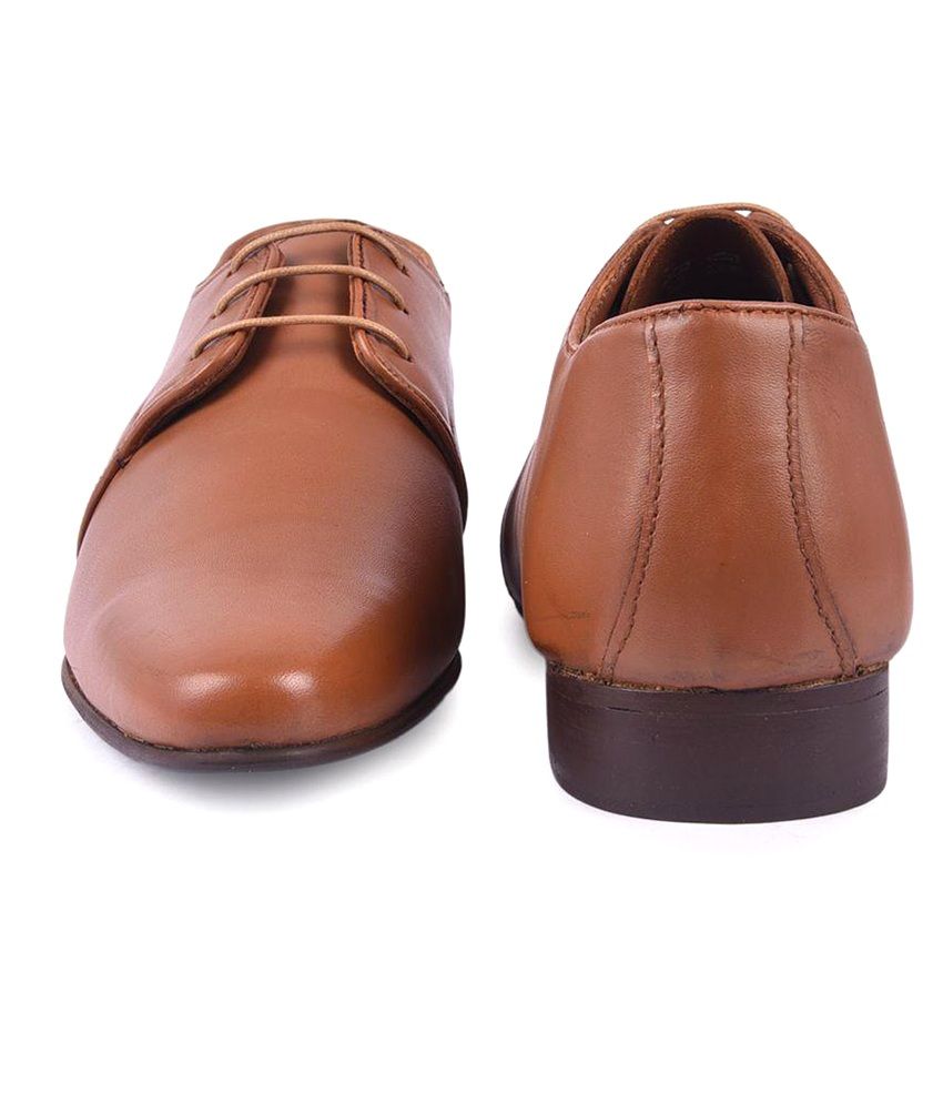 Leder Warren Tan Formal Shoes Price in India Buy Leder Warren Tan