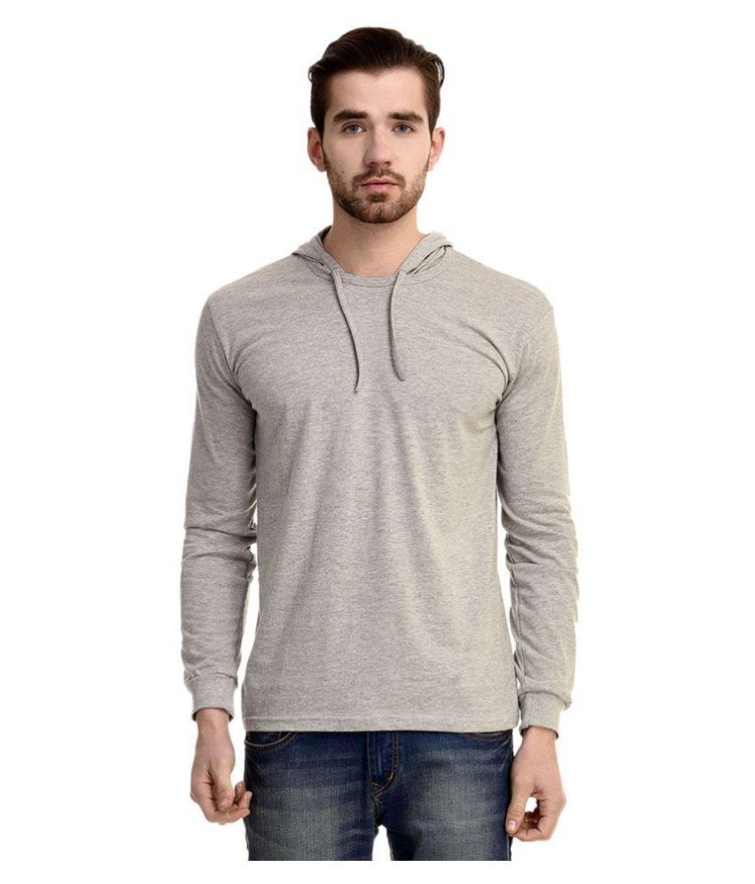 Mimoda Grey Hooded Sweatshirt - Buy Mimoda Grey Hooded Sweatshirt ...