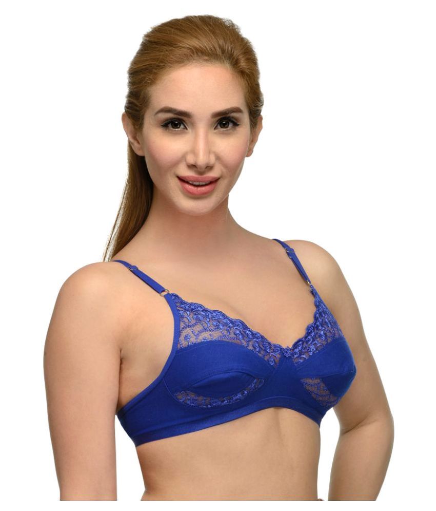 Buy Admirable Beauty Blue Cotton Bras Online at Best Prices in India