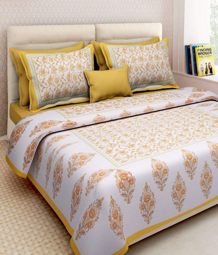 Sonal Textiles Double Cotton Traditional Bed Sheet - Buy Sonal Textiles ...