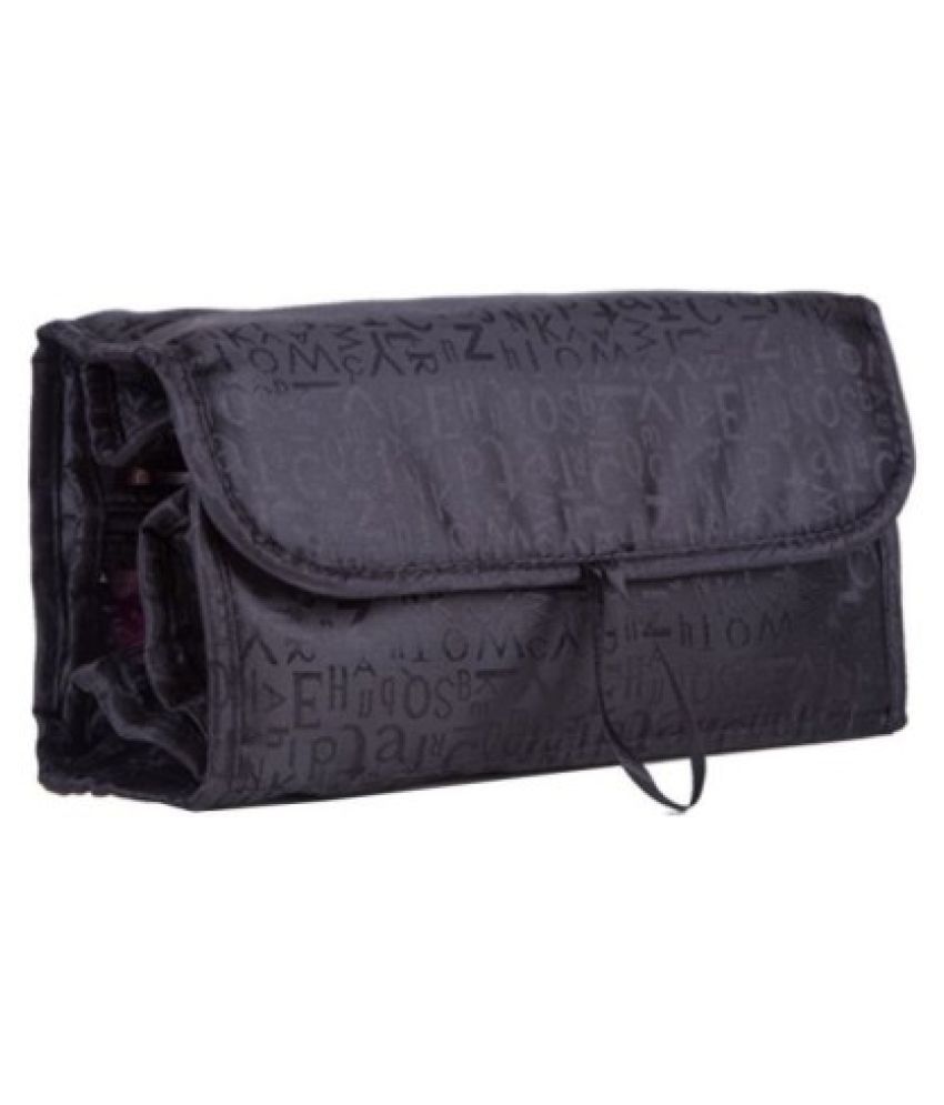     			Globalepartner ROLLNGON176 Black Cosmetic Pouch