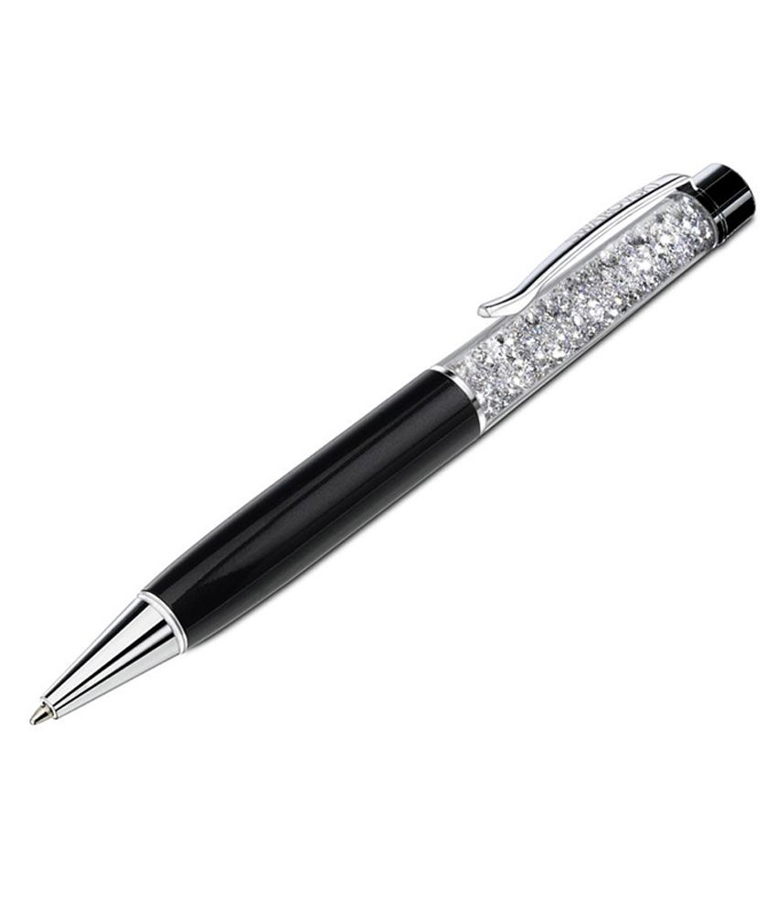 For 49/-(90% Off) Crystal Pen Black Crystal Ball Pen at Snapdeal