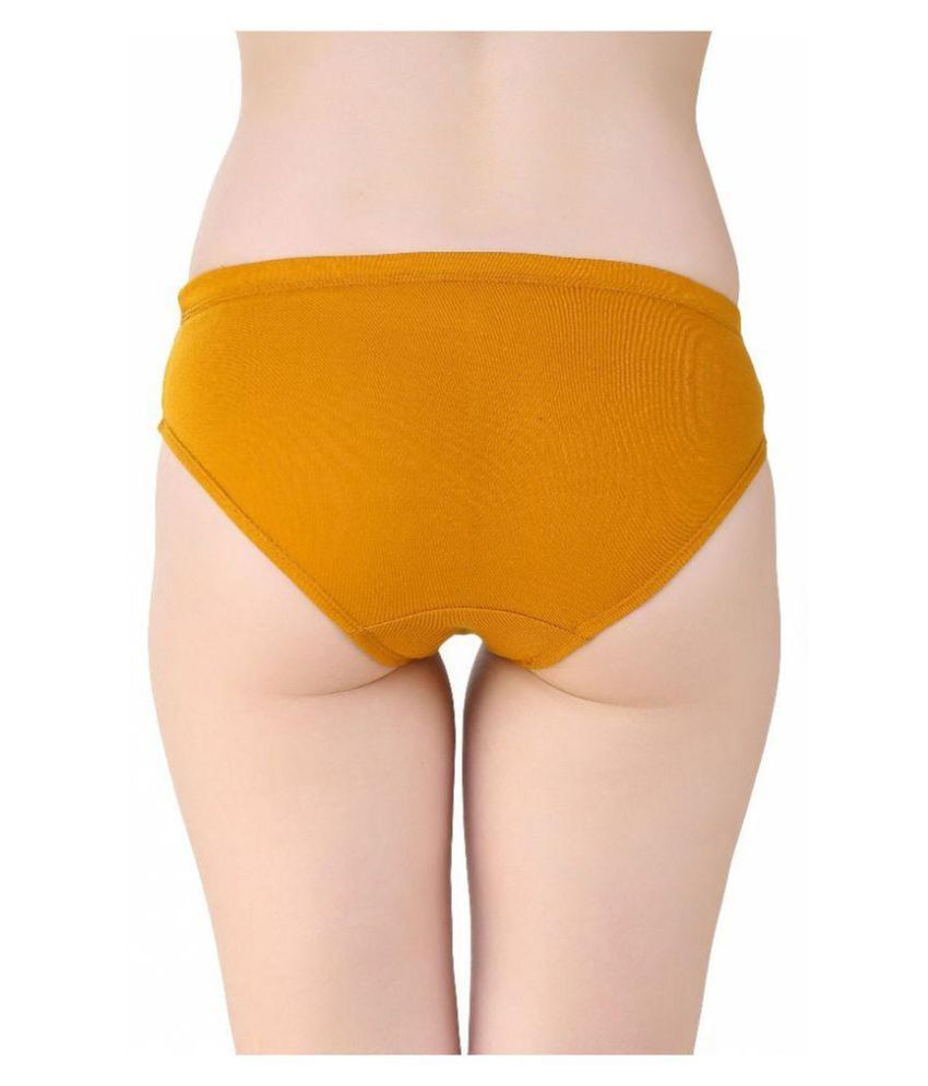 Buy Kitex Yellow Poly Cotton Panties Online at Best Prices in India