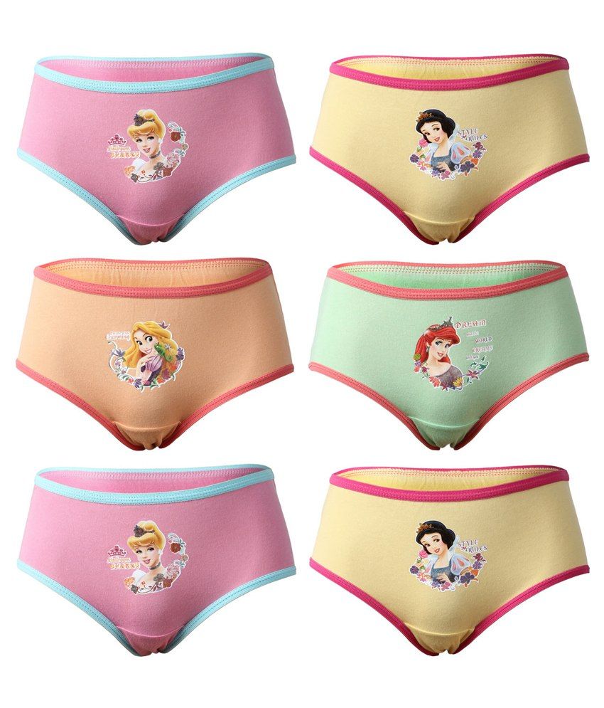     			Bodycare Pack of 6 100% Cotton Girls Panties ( Multi )