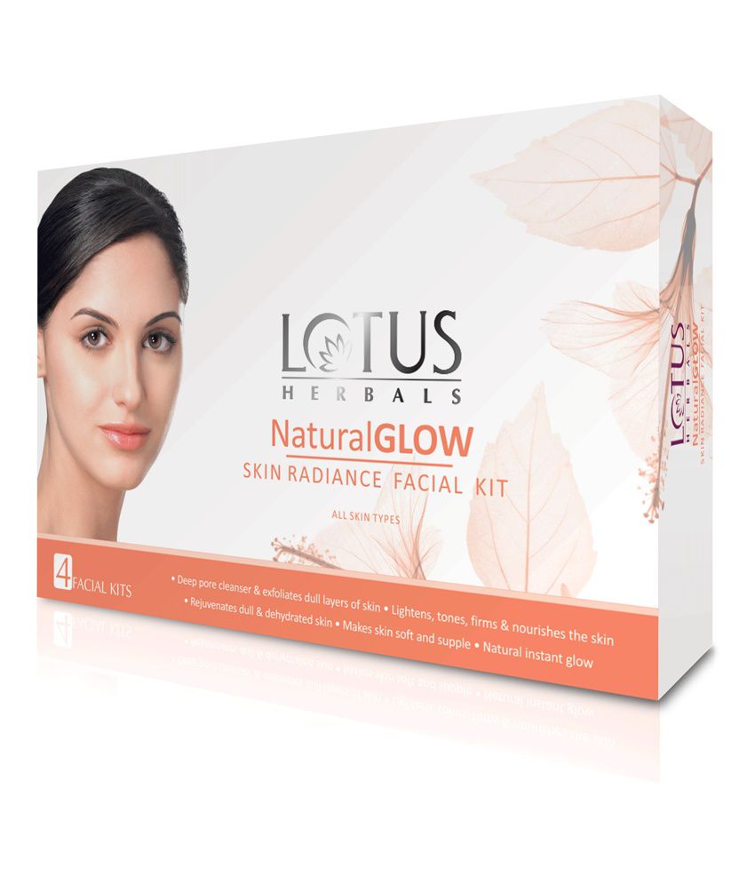 Lotus Herbals Natural Glow Skin Radiance Facial Kits 50 G