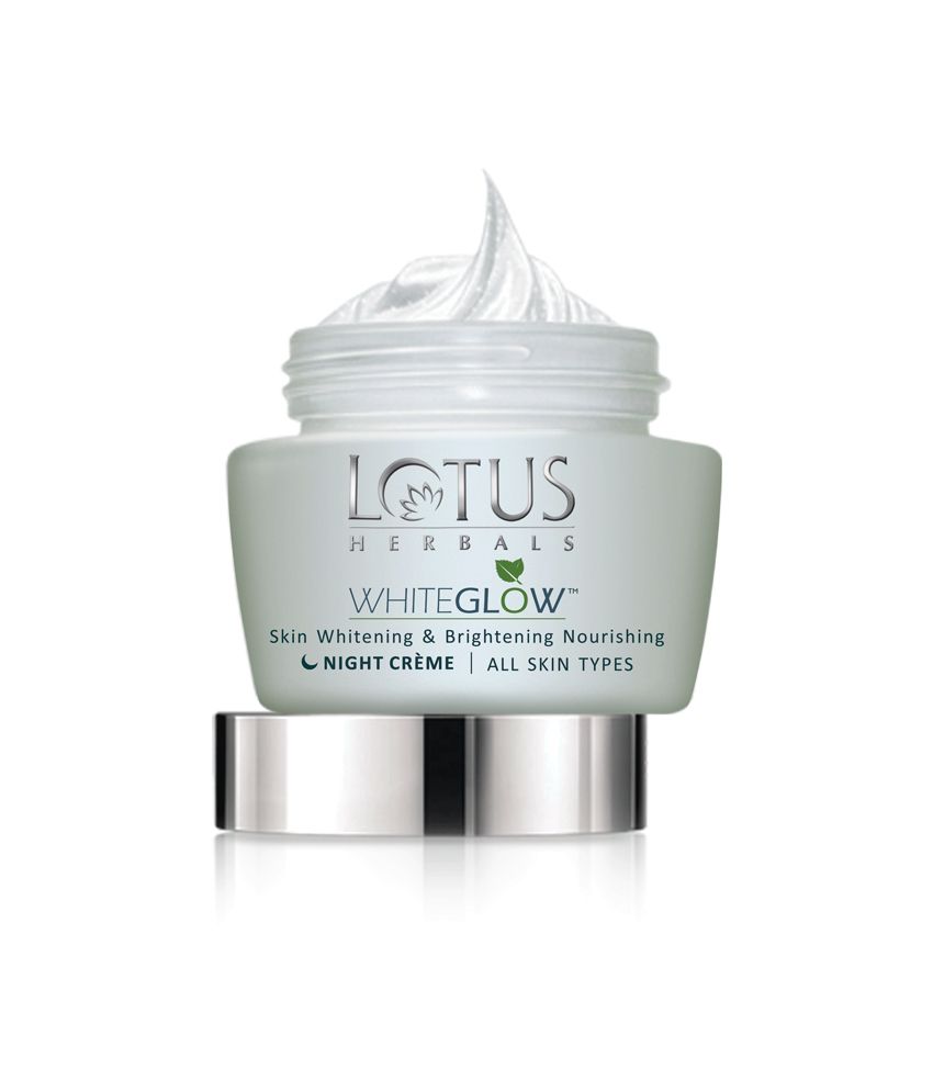 Lotus Herbals White Glow Skin Whitening &amp; Brightening Nourishing Night 