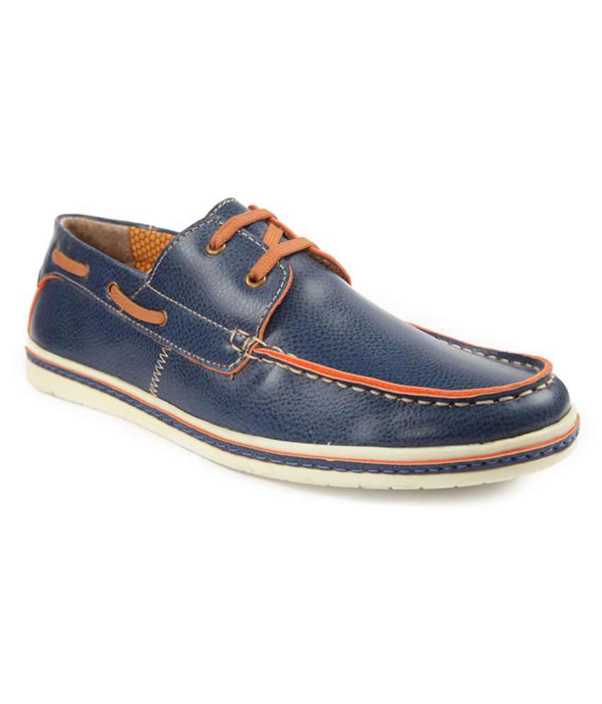 PEP Blue Boat Style Shoes - Buy PEP Blue Boat Style Shoes Online at ...