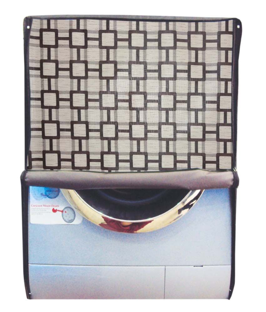 LIthara Printed Waterproof & Dustproof Washing Machine Cover For Front