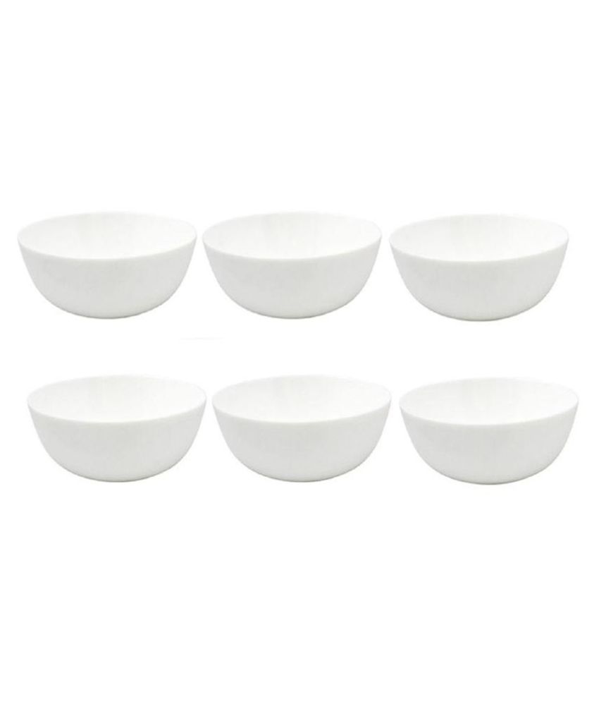 Luminarc White Ramekin Bowls Set of 6 Buy Online at Best Price in India Snapdeal