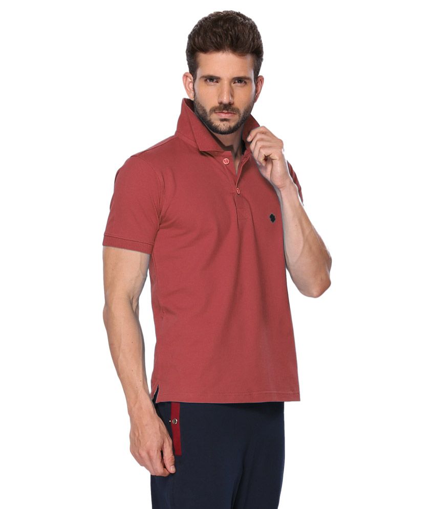 maroon polo shirt school