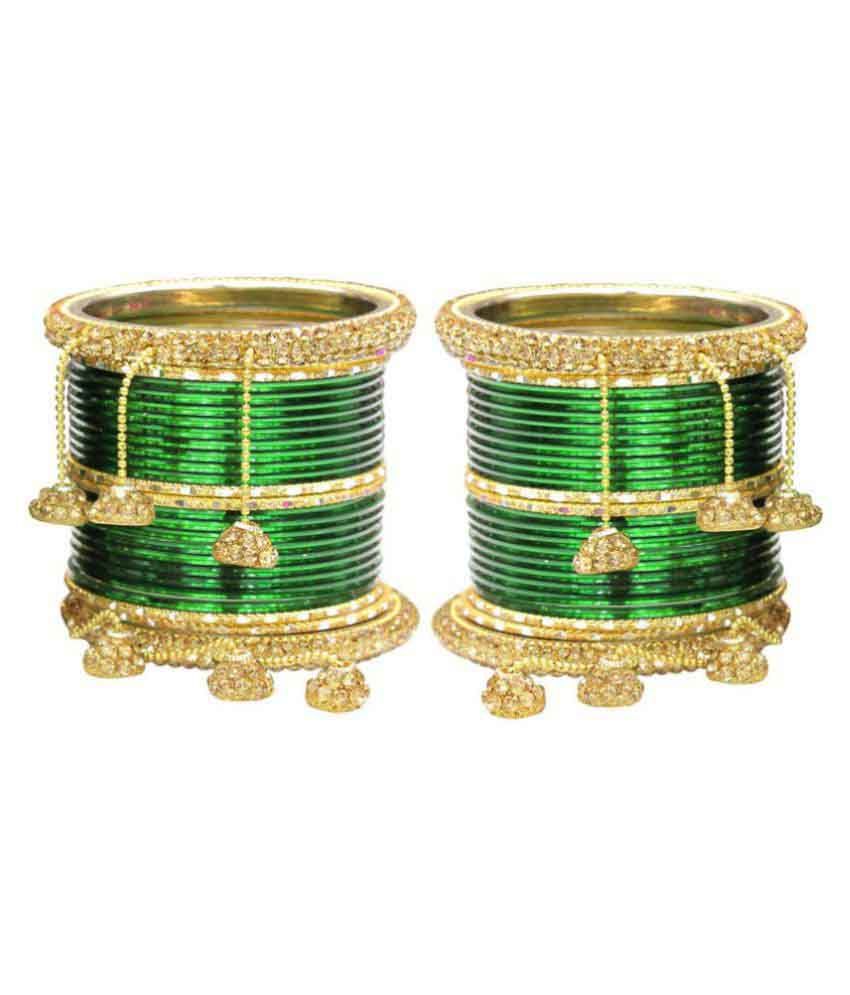 much-more-green-bangle-set-buy-much-more-green-bangle-set-online-in