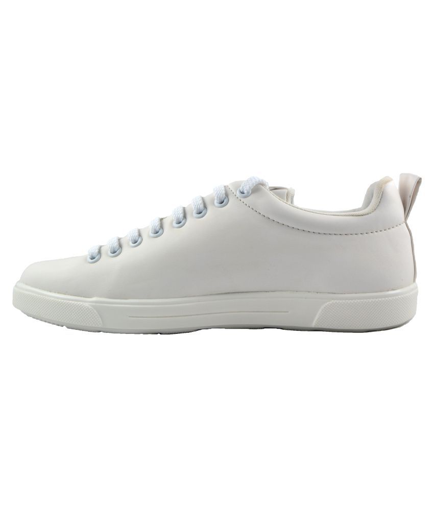 Beonza White Lifestyle Shoes - Buy 