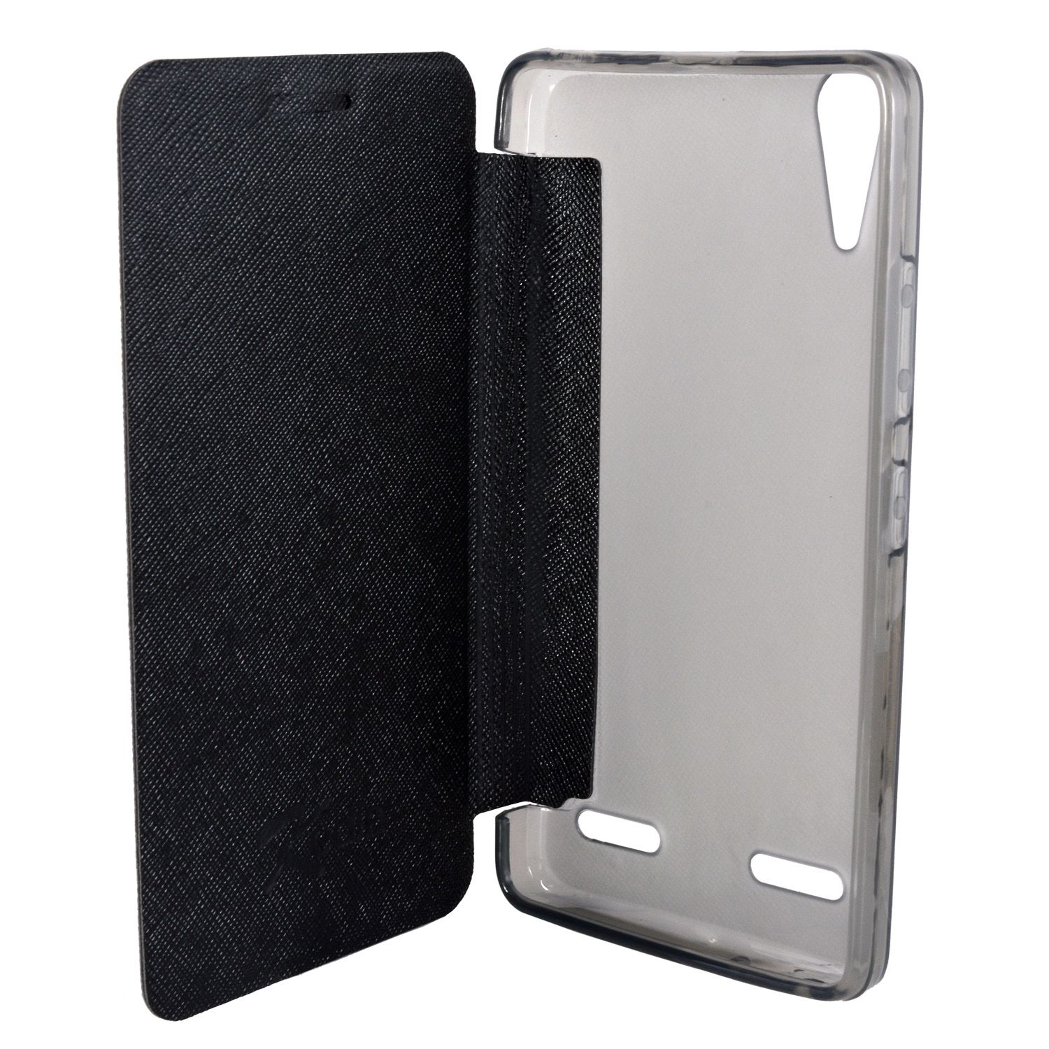 Micromax Unite 3 Q372 Flip Cover by Cell Mates Black Flip Covers