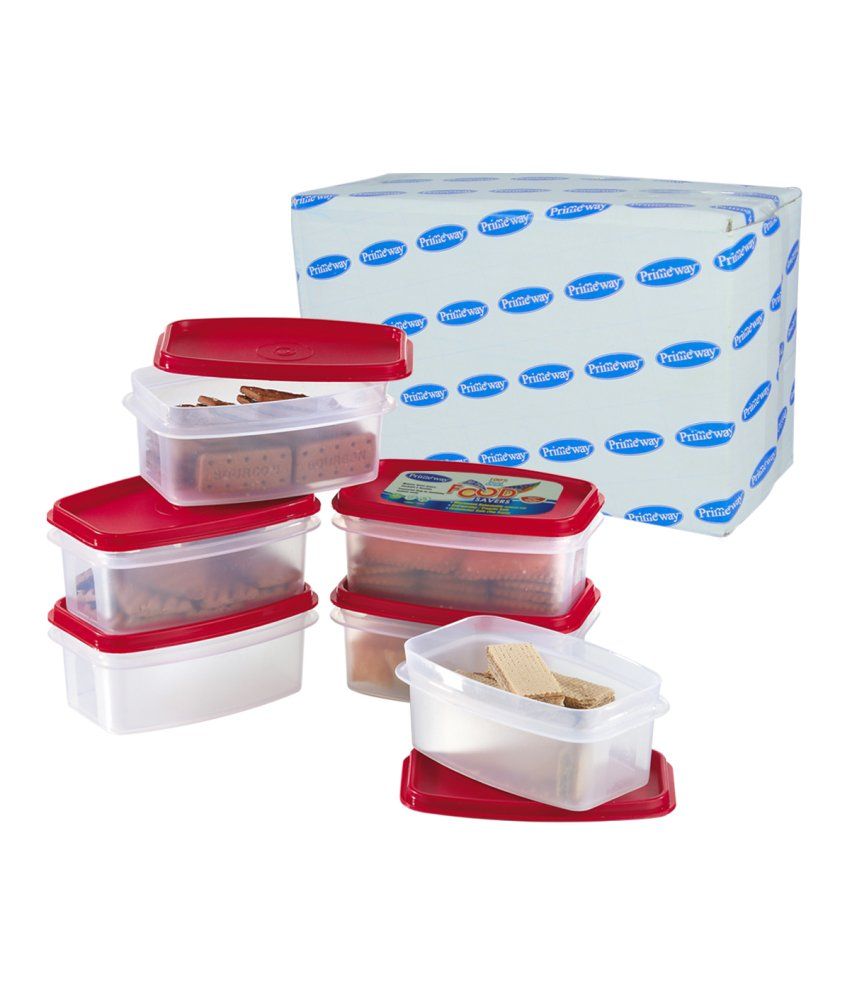 Primeway Smart Canisters Food Saver Containers 6 Pcs. Set ...