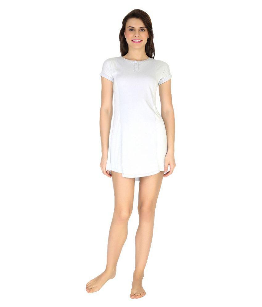 white cotton shift