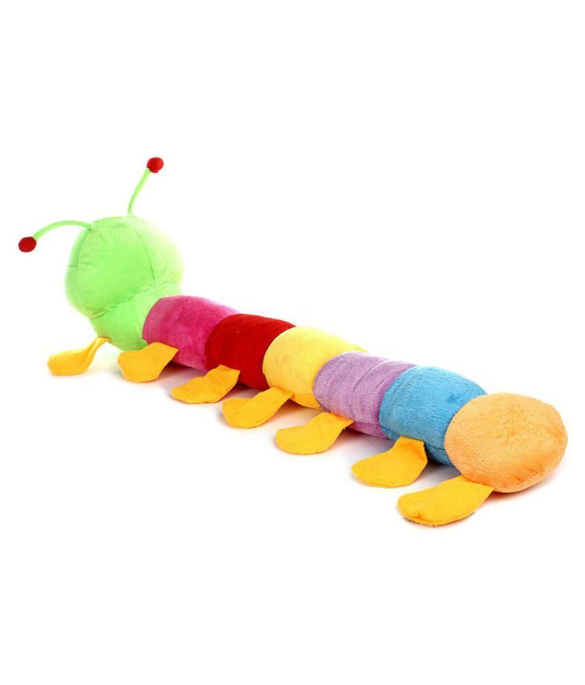 multi colored stuffed caterpillar